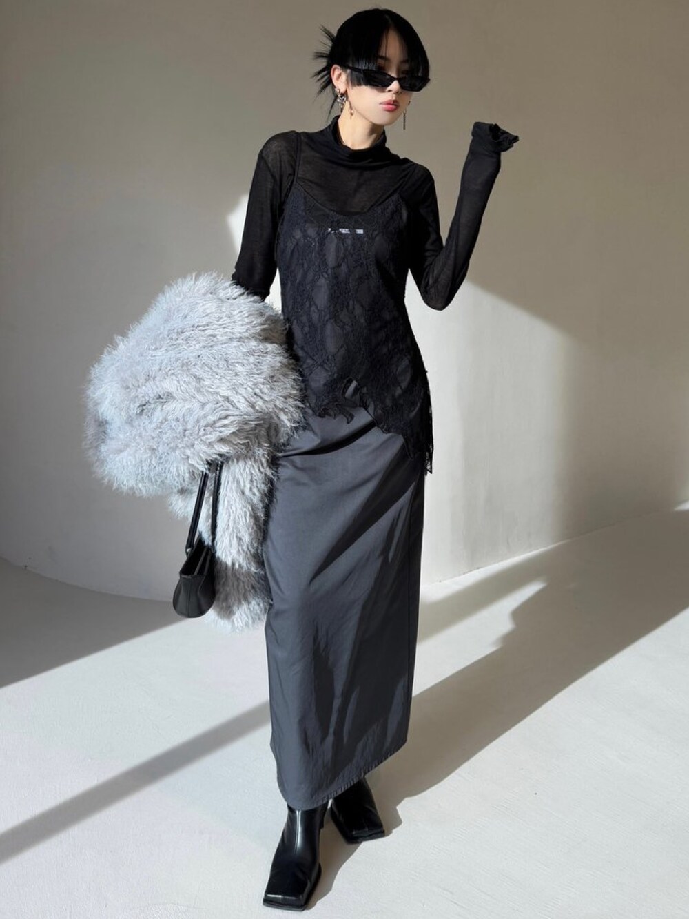 LACE DOCKING LONG TEE JOSE MOON ジョゼムーン 【オフィシャル