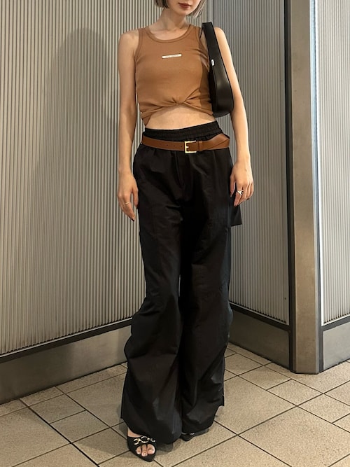 JOSE MOON サイドタックタフェッタパンツ SIDE TUCK TAFFETA PANTS/サイドタックタフタパンツ（その他