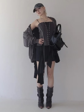 「JOSE MOON（ジョゼムーン）のアイテム」を使った、JOSE MOONさん（レディース・165cm）の春コーディネート