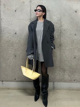 「JOSE MOON（ジョゼムーン）のアイテム（ジャケット/アウター）」を使った、JOSE MOONさん（レディース・158cm）の冬コーディネート