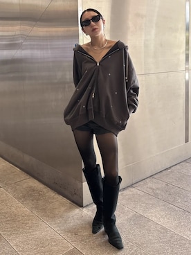 「JOSE MOON（ジョゼムーン）のアイテム」を使った、JOSE MOONさん（レディース・157cm）の春コーディネート