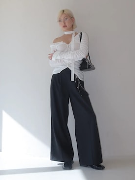 「JOSE MOON（ジョゼムーン）のアイテム」を使った、JOSE MOONさん（レディース・168cm）の春コーディネート