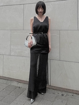 「JOSE MOON（ジョゼムーン）のアイテム（バッグ）」を使った、JOSE MOONさん（レディース・162cm）の夏コーディネート