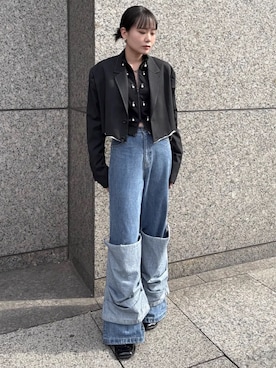 「JOSE MOON（ジョゼムーン）のアイテム」を使った、JOSE MOONさん（レディース・163cm）の冬コーディネート