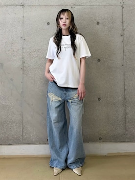 「JOSE MOON（ジョゼムーン）のアイテム」を使った、JOSE MOONさん（レディース・163cm）の夏コーディネート