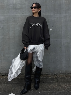 JOSE MOONさん(レディース・158cm)の冬コーディネート