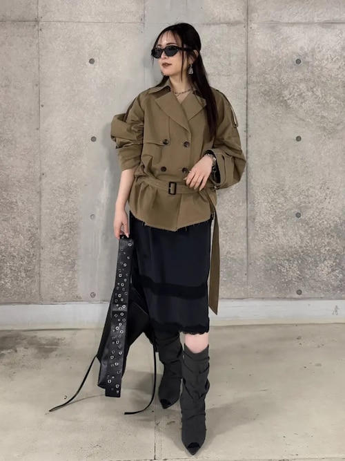 即日発送　新品 jose moon OVER FLAME TRENCHCOAT OVER FLAME TRENCHCOAT/オーバーフレームトレンチコート（トレンチ