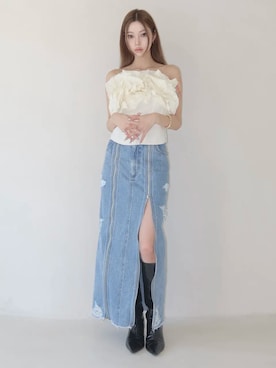 「JOSE MOON（ジョゼムーン）のアイテム」を使った、JOSE MOONさん（レディース・164cm）の春コーディネート