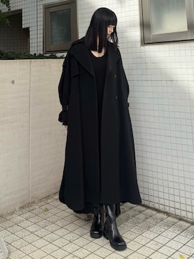 「アイテム（ドレス）」を使った、JOSE MOONさん（レディース・163cm）の冬コーディネート