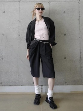 「JOSE MOON（ジョゼムーン）のアイテム」を使った、JOSE MOONさん（レディース・165cm）の春コーディネート