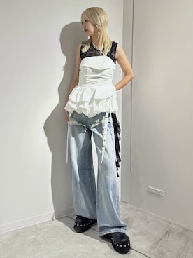 「JOSE MOON（ジョゼムーン）のアイテム」を使った、JOSE MOONさん（レディース・165cm）の夏コーディネート