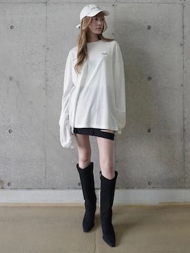 「JOSE MOON（ジョゼムーン）のアイテム」を使った、JOSE MOONさん（レディース・165cm）の春コーディネート