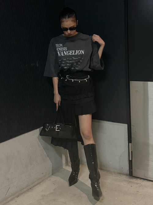 JOSE MOON ベルト CHAIN BELT with PEARL/チェーンベルト