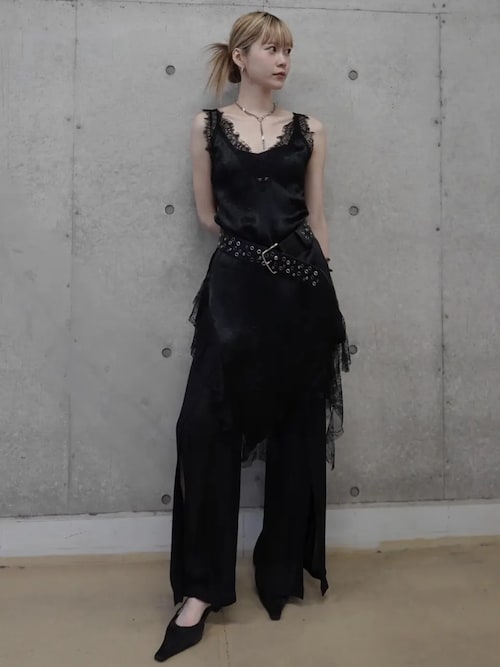 TWO SIDE LACE DRESS/トゥーサイドレースドレス（ワンピース）｜JOSE