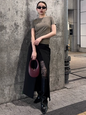 JOSE MOON（ジョゼムーン）の「W ZIP SKIRT/ダブルジップ