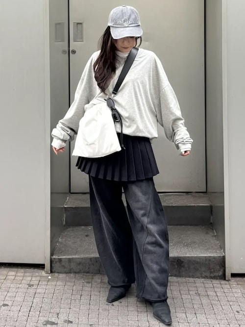 セール】JOSEMOON JERSEY PLEATED SKIRT/ジョセムーンジャージプリーツ