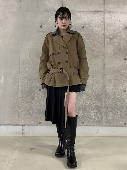 OVER FLAME TRENCHCOAT/オーバーフレームトレンチコート（トレンチ