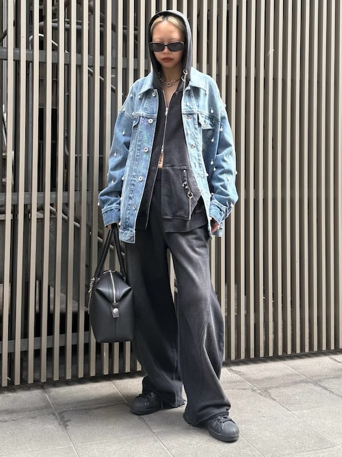 ジョゼムーンjosemoonパールデニムジャケット OVER DENIM JACKET with PEARL – JOSEMOON