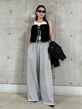 「JOSE MOON（ジョゼムーン）のアイテム（ジャケット/アウター）」を使った、JOSE MOONさん（レディース・158cm）の春コーディネート