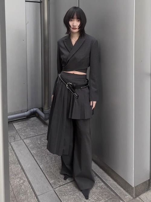 EYELETS LEATHER BELT/アイレットレザーベルト（ベルト）｜JOSE MOON