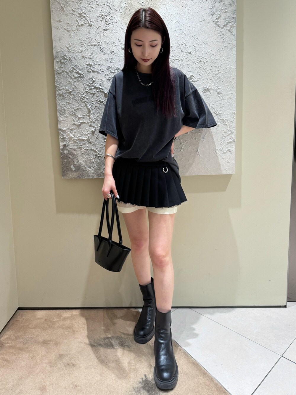 JOSE MOON（ジョゼムーン）の「PLEATS MINI SKIRT/プリーツミニ
