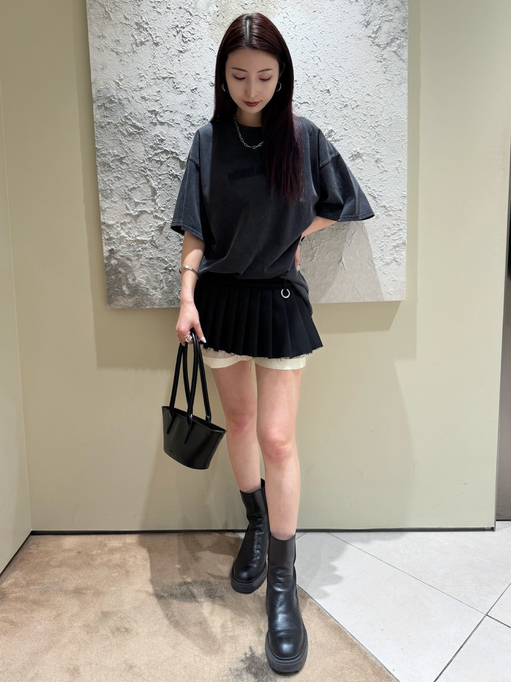 JOSE MOON（ジョゼムーン）の「PLEATS MINI SKIRT/プリーツミニ