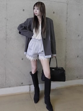 「JOSE MOON（ジョゼムーン）のアイテム」を使った、JOSE MOONさん（レディース・164cm）の春コーディネート