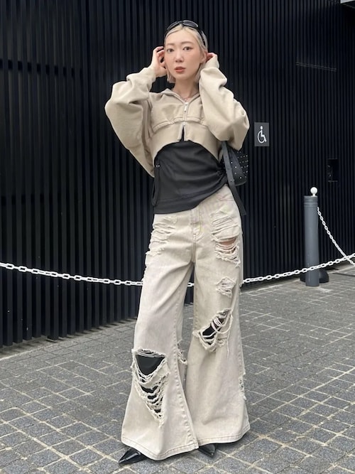 CROP BIO HOODIE/クロップバイオフーディー（パーカー）｜JOSE MOON