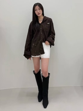 「JOSE MOON（ジョゼムーン）のアイテム」を使った、JOSE MOONさん（レディース・164cm）の夏コーディネート