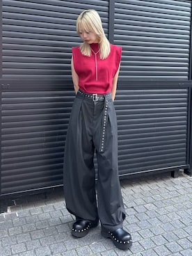 「JOSE MOON（ジョゼムーン）のアイテム」を使った、JOSE MOONさん（レディース・163cm）の夏コーディネート