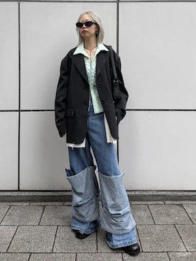 「JOSE MOON（ジョゼムーン）のアイテム」を使った、JOSE MOONさん（レディース・163cm）の冬コーディネート