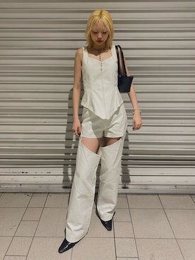 LAYERED PEPURUM TOPS/レイヤードペプラムトップスを使った人気