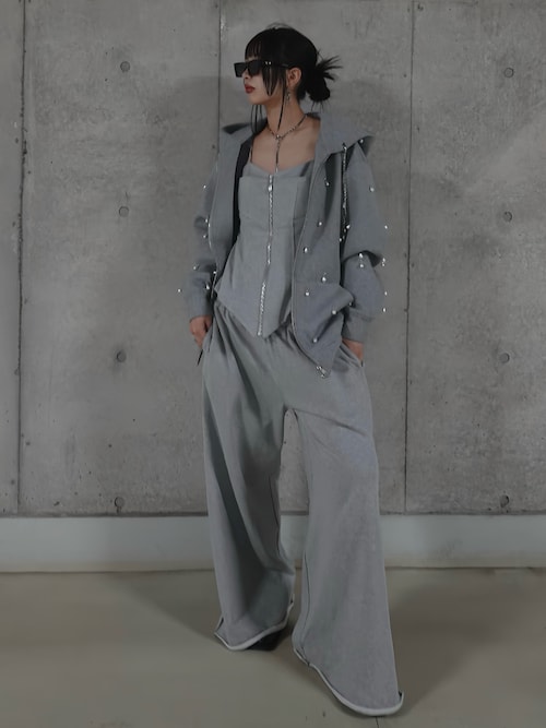 PIGMENT SWEAT BUSTIER/ピグメントスウェットビスチェ（Tシャツ