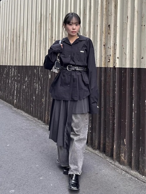 SCREW PLEATS SKIRT/スクリュープリーツスカート（スカート）｜JOSE