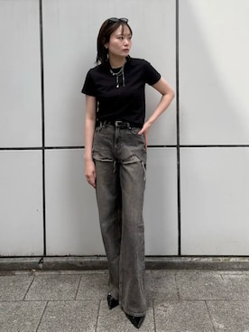 「JOSE MOON（ジョゼムーン）のアイテム」を使った、JOSE MOONさん（レディース・163cm）の夏コーディネート