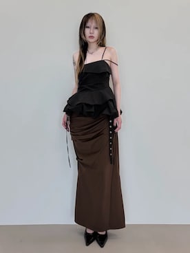 「JOSE MOON（ジョゼムーン）のアイテム」を使った、JOSE MOONさん（レディース・163cm）の夏コーディネート