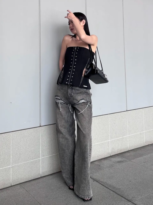 JOSE MOON（ジョゼムーン） チューブトップ ベアトップ ARMURE ZIP