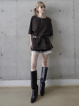 「JOSE MOON（ジョゼムーン）のアイテム」を使った、JOSE MOONさん（レディース・164cm）の春コーディネート