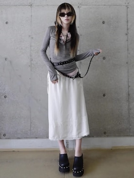 「JOSE MOON（ジョゼムーン）のアイテム」を使った、JOSE MOONさん（レディース・164cm）の春コーディネート