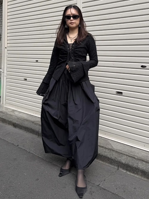 JOSE MOON（ジョゼムーン） ワンピース COWL TUCK LACE DRESS/カウル