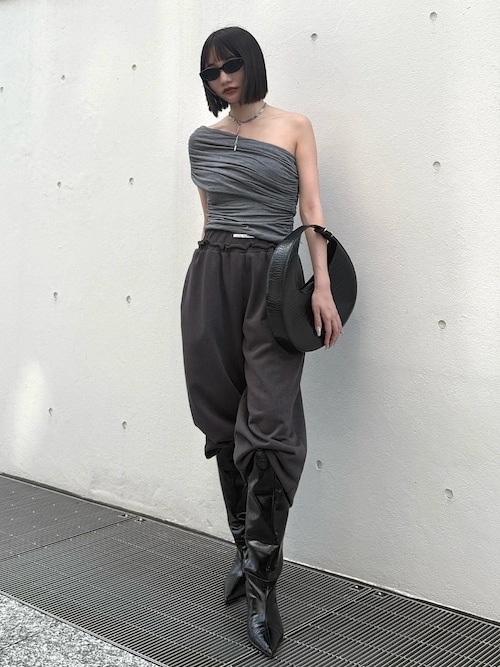 josemoon スウェットパンツ　ブラック JOSEMOON/ジョゼムーン】MAXI LENGTH SWEAT PANTS/マキシ