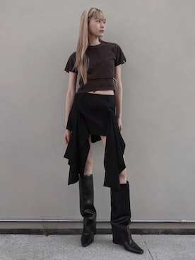 「JOSE MOON（ジョゼムーン）のアイテム」を使った、JOSE MOONさん（レディース・165cm）の春コーディネート