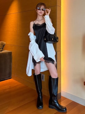 「JOSE MOON（ジョゼムーン）のアイテム」を使った、JOSE MOONさん（レディース・164cm）の夏コーディネート