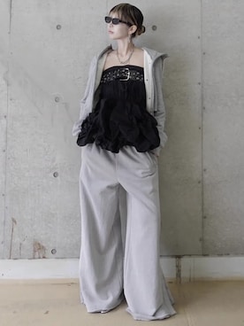 「JOSE MOON（ジョゼムーン）のアイテム」を使った、JOSE MOONさん（レディース・163cm）の春コーディネート