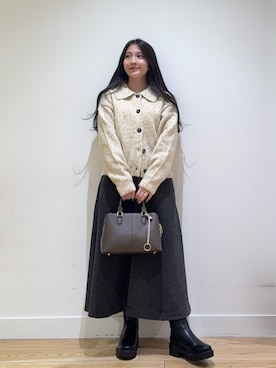 「URBAN RESEARCH DOORS WOMENS」｜「アイテム（ブーツ）」を使った、あきらさん（レディース・149cm）の秋コーディネート