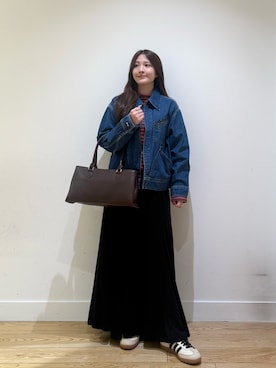 「FORK&SPOON（フォークアンドスプーン）のアイテム」を使った、あきらさん（レディース・149cm）の秋コーディネート