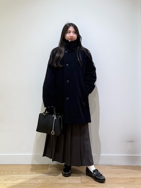 「URBAN RESEARCH DOORS WOMENS」｜「アイテム（ジャケット/アウター）」を使った、あきらさん（レディース・149cm）の冬コーディネート