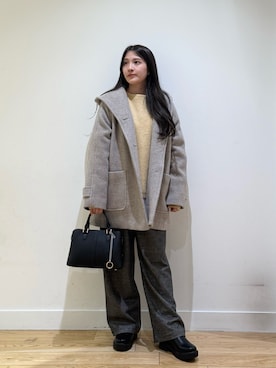 あきらさん（レディース・149cm）の冬コーディネート