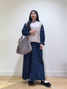 「アイテム（その他シューズ）」を使った、あきらさん（レディース・149cm）の秋コーディネート