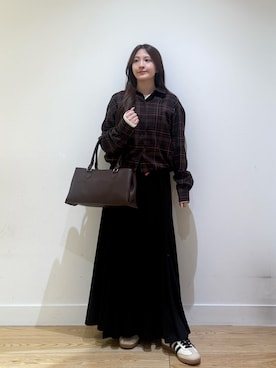 「URBAN RESEARCH DOORS(アーバンリサーチドアーズ)のアイテム(スカート)」を使った、あきらさん(レディース・149cm)の秋コーディネート